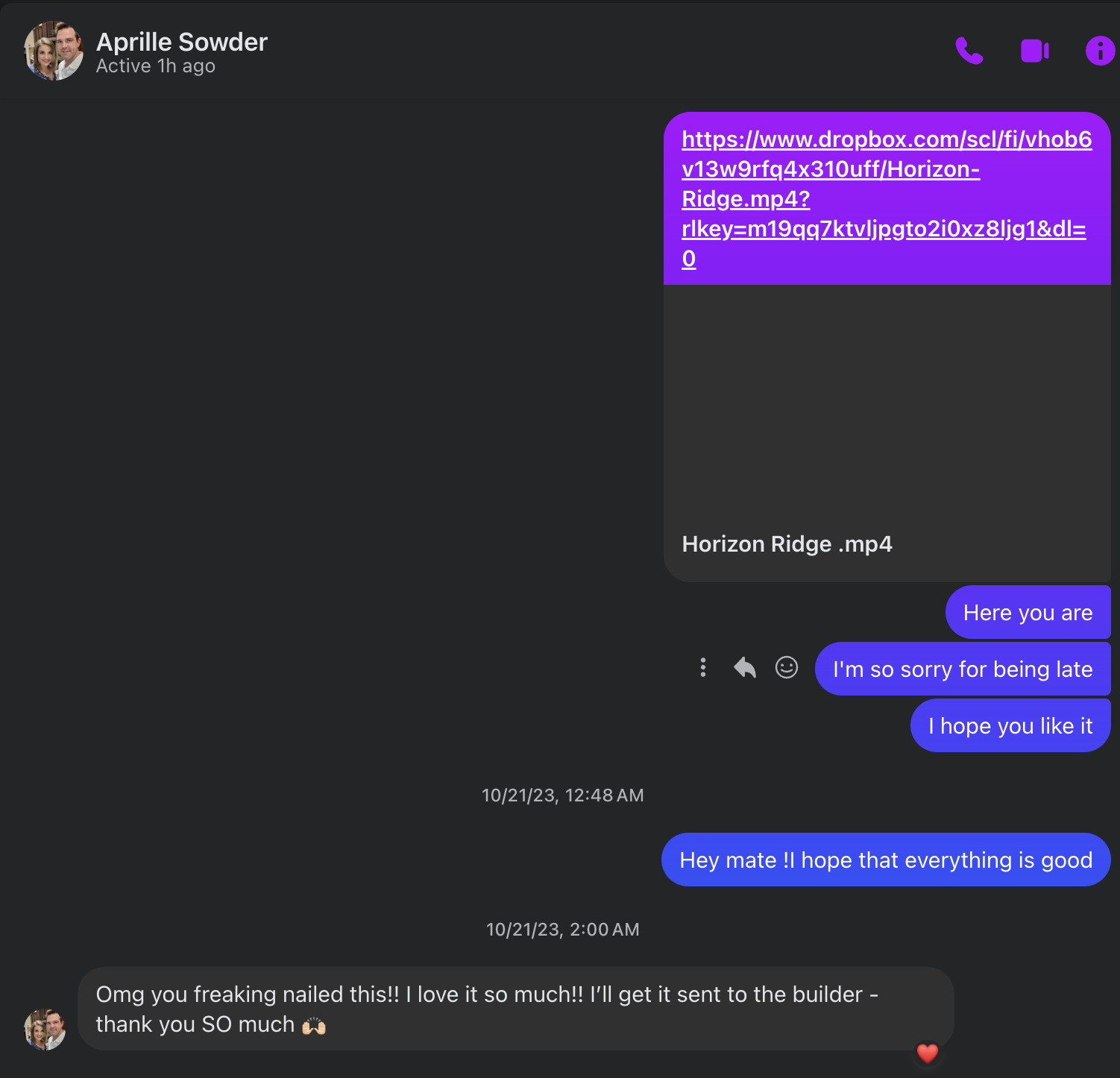 Original message from Aprille Sowder